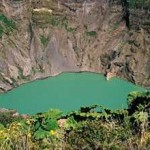 Irazu Volcano (Volcan Irazu) in Cartago Province of Costa Rica