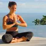 Yoga teacher Destiny White at Anamaya yoga retreat center in Montezuma, Costa Rica