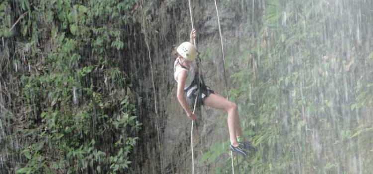 Waterfall Rappelling in Costa Rica