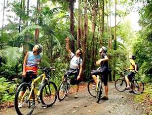 biking