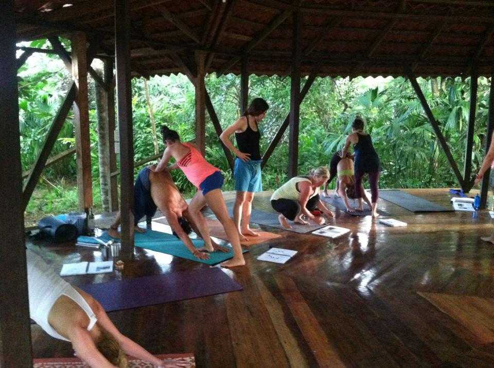 People practicing Yoga