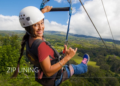 zip lining
